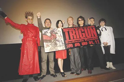 12年越しの復活に声優陣も感動 劇場版 Trigun Badlands Rumble 公開初日舞台あいさつ Webザテレビジョン