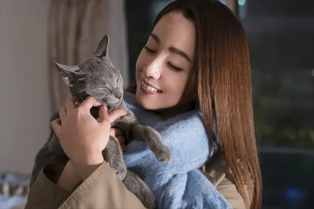 沢尻エリカ、共演猫とラブラブ新生活！映画「猫は抱くもの」