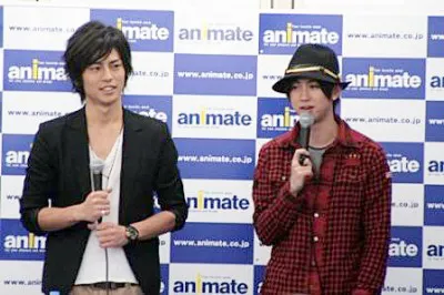 映画「書の道」DVD発売記念イベントに出席した牧田哲也、柳下大（写真左から）