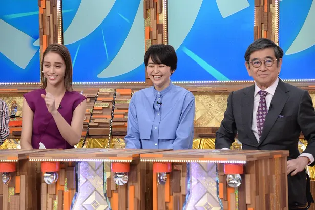 長澤まさみ(中央)が「痛快TV スカッとジャパン」に初出演