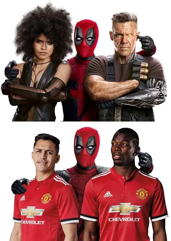 “俺ちゃん”がサッカーの名門“マンU”を買収!?「デッドプール2」特別コラボ第3弾