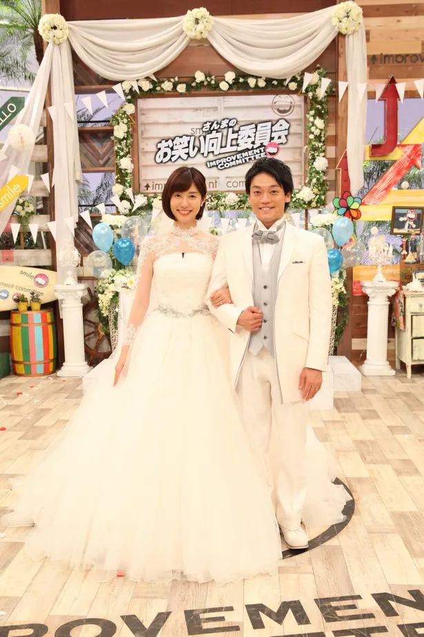 画像 明石家さんまが提案 おばたのお兄さんと山崎夕貴アナの結婚披露宴開催 4 4 Webザテレビジョン