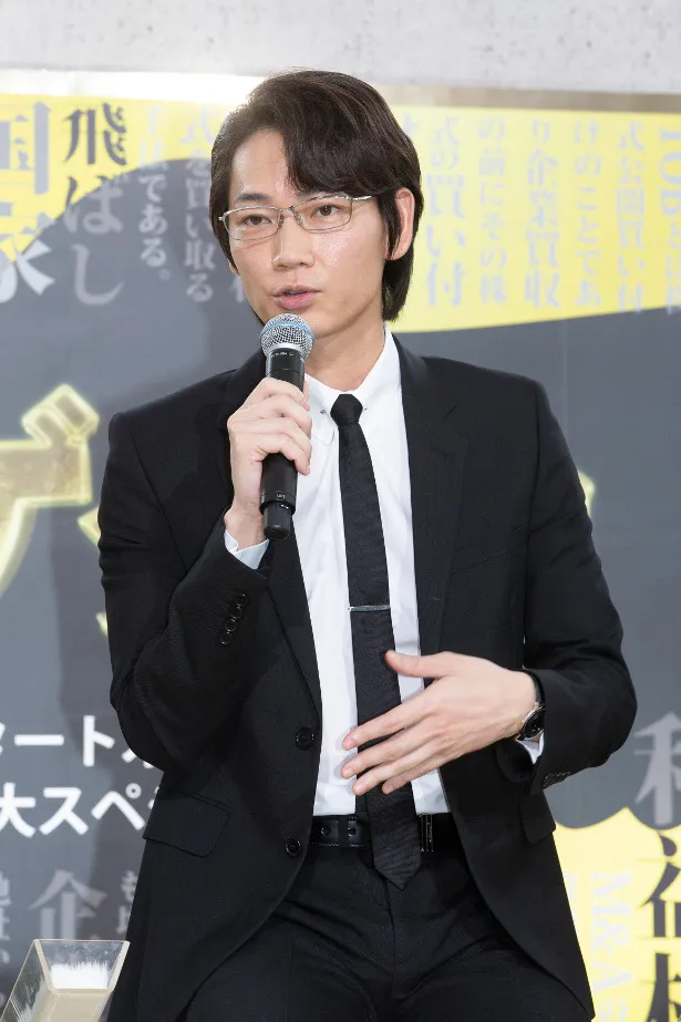 「ハゲタカ」で主演を務める綾野剛