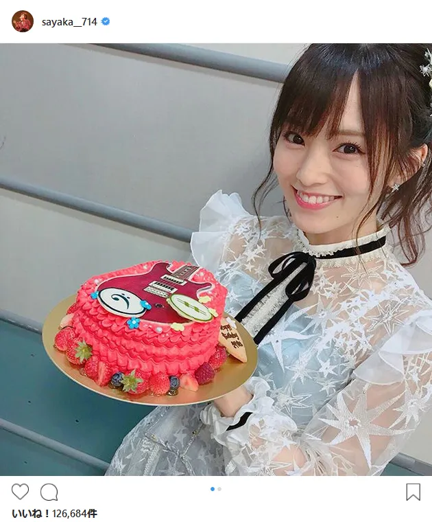 7月14日に25歳の誕生日を迎えた山本彩