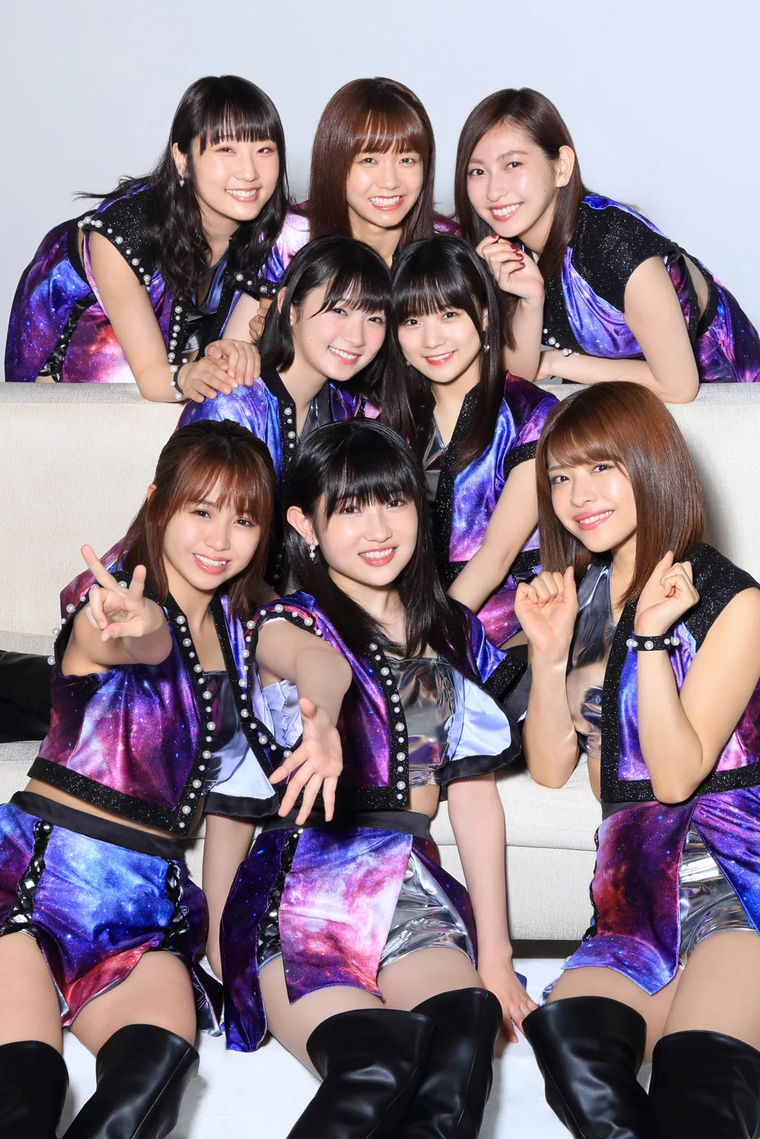 8月1日(水)に3年振りとなるアルバム「Juice=Juice#2 -¡Una más!-」を発売する新生Juice=Juiceの8人