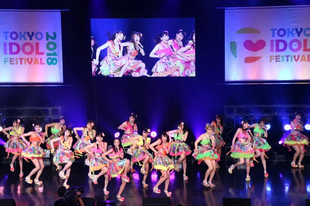 「TOKYO IDOL FESTIVAL 2018」2日目のHOT STAGEに出演したNMB48カトレア組