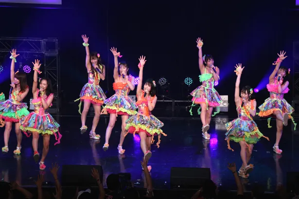 「TOKYO IDOL FESTIVAL 2018」2日目のHOT STAGEに出演したNMB48カトレア組