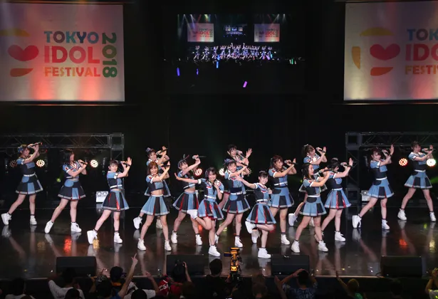 「TOKYO IDOL FESTIVAL 2018」メインステージの大トリを務めたHKT48