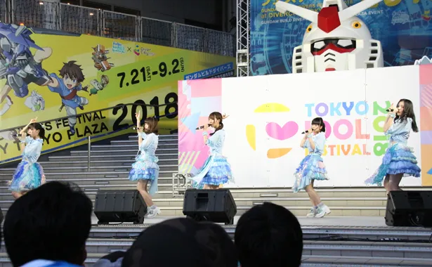 26時のマスカレイドが8月4日「TOKYO IDOL FESTIVAL 2018」(8月3日～5日、お台場・青海周辺エリア)のFESTIVAL STAGEに出演した