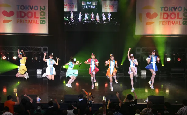 「TOKYO IDOL FESTIVAL 2018」8月5日のHOT STAGEに出演したPASSPO☆