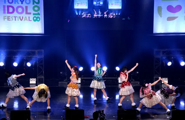 「TOKYO IDOL FESTIVAL 2018」最終日のHOT STAGEに出演したナナランド