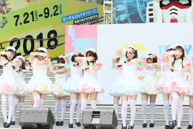 あっとせぶんてぃーんが「TOKYO IDOL FESTIVAL 2018」2日目の8月4日、FESTIVAL STAGEに登場！