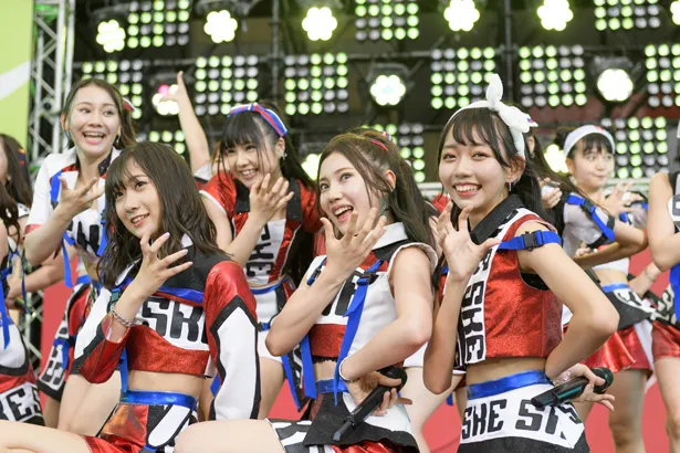 8月15日に東京・六本木ヒルズで行われた「SUMMER STATION 音楽LIVE」にSKE48が出演