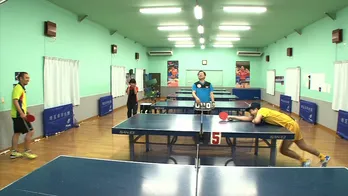 歴史的一戦!?　千鳥がガチンコ卓球対決！