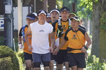 みやぞん、チャリティーマラソンは現在1時間以上遅れ<24時間テレビリポ>