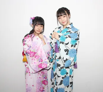 キャンディzooが浴衣姿に！ゆうゆが「“ザ夏”っていう感じでいいですよね！」と喜ぶ一方で、かこちゃんは「宿題は全く手を付けてないです!!」