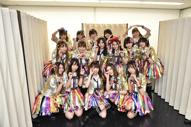 「ゼロポジサマーフェスティバル」に出演した16人のSKE48メンバー