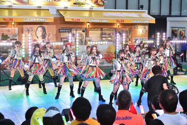東京・赤坂サカスでSKE48の野外ライブイベント「ゼロポジサマーフェスティバル」が開催