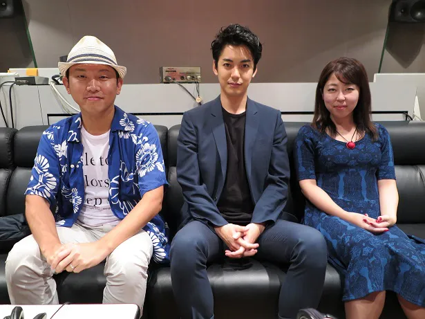 Yuki Saito監督、大野拓朗、舘そらみ氏の3人が副音声企画で本音トーク(写真左から)