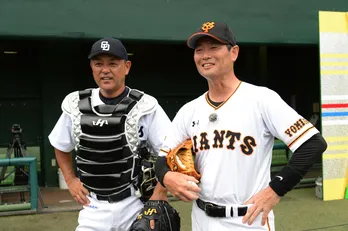 桑田真澄「おじさんが一生懸命やったと評価して」谷繁元信とのバッテリーで中学生と対決!