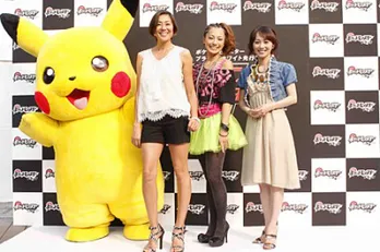 子どもも大人も夢中! “ポケママ”たちが「ポケモンサーチャーBW」をPR!!