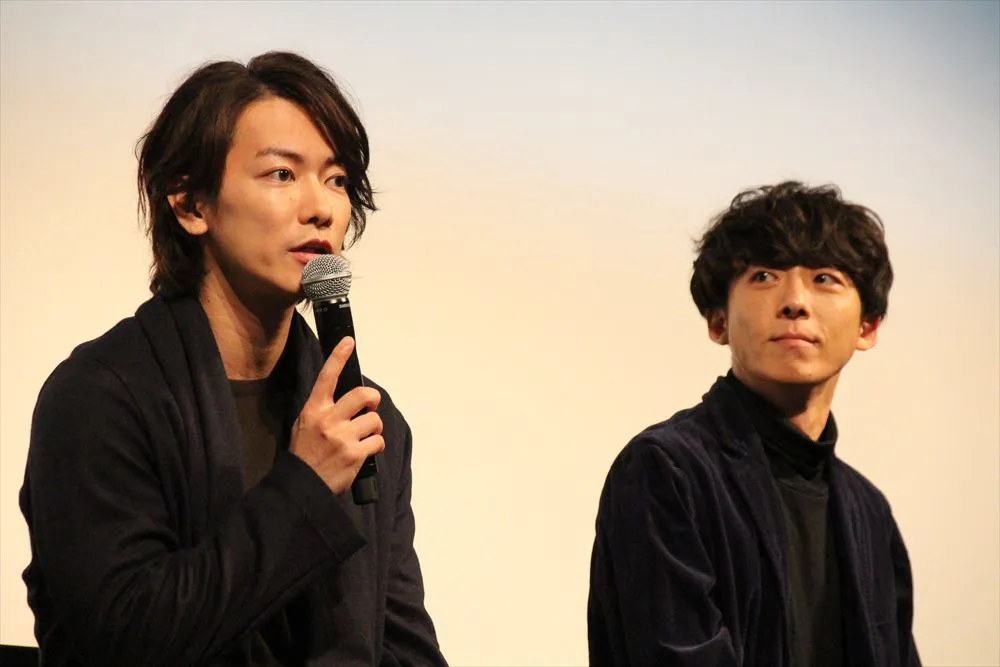 映画「億男」の公開直前イベントに登壇した佐藤健と高橋一生