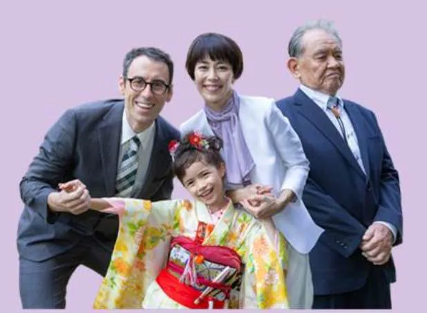 「ホーム・スイート東京」に出演するBJフォックス、アイラ・ローズ、木村佳乃、渡辺哲(写真左から)