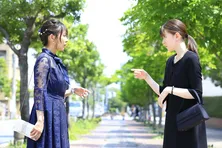 水上京香、初共演の谷村美月は「優しくてフワフワ」