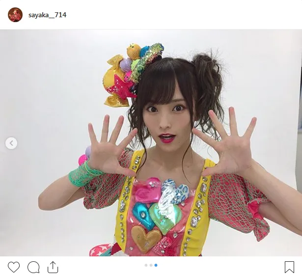 ※画像は山本彩(sayaka__714)公式Instagramのスクリーンショット