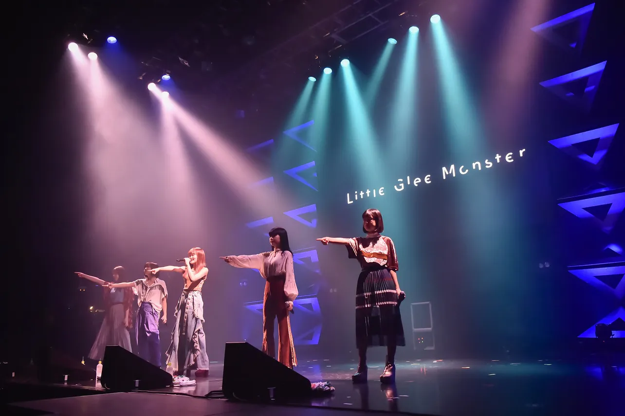 ライブイベント「NOW PLAYING JAPAN LIVE vol.2」でトップバッターを務めたLittle Glee Monster。