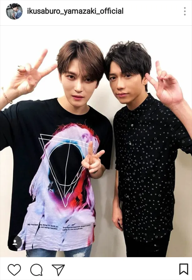 「うたコン」で共演した同級生ジェジュンとの2ショットも！