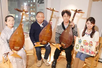 弁財天のご利益はあるのか!? 大泉洋らが初めての琵琶演奏で苦戦!