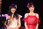 第1組からファイナルへ進んだ山崎亜美瑠と坂本愛玲菜 