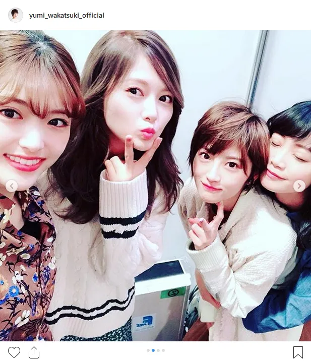 ※画像は若月佑美(yumi_wakatsuki_official)公式Instagramのスクリーンショット