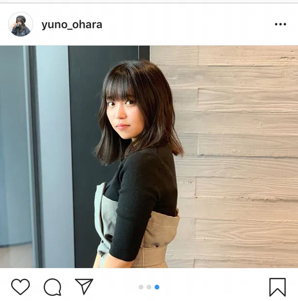 大原優乃が「お気に入りの私服ワンピさん」と写真をアップ