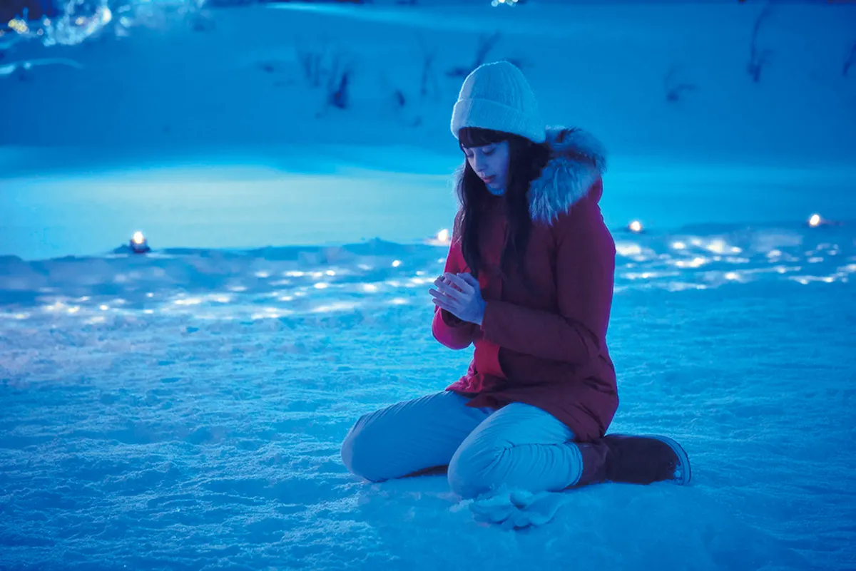 幻想的な雪景色に包まれたフィンランドの地で、美雪(中条あやみ)の願いはかなうのか？