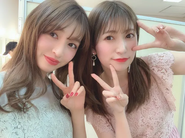 Nmb48吉田朱里 Tpd上西星来との 美の共演 に注目集まる 美し過ぎて直視できない 1 2 芸能ニュースならザテレビジョン