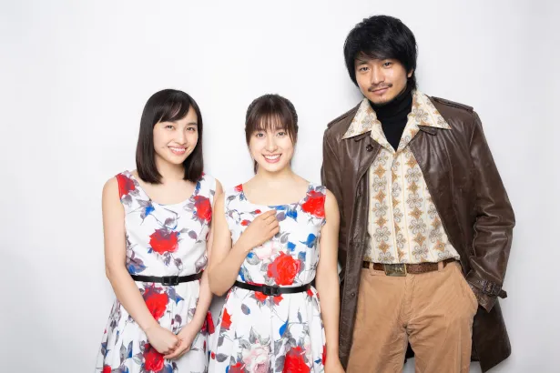 2月22日(金)放送「約束のステージ」で共演する百田夏菜子、土屋太鳳、向井理(写真左から)