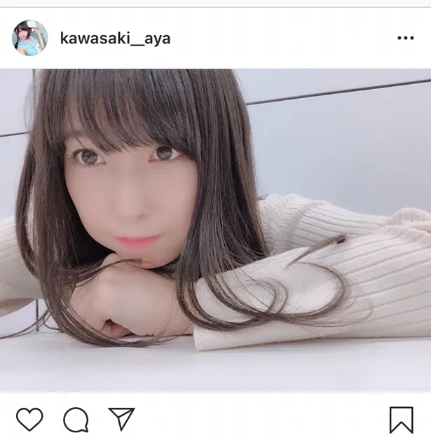 川崎あや(kawasaki__aya)公式Instagramのスクリーンショット