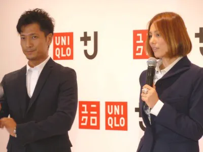 「＋J」の着心地のよさを語る（写真左から）櫻井賢之氏、米倉