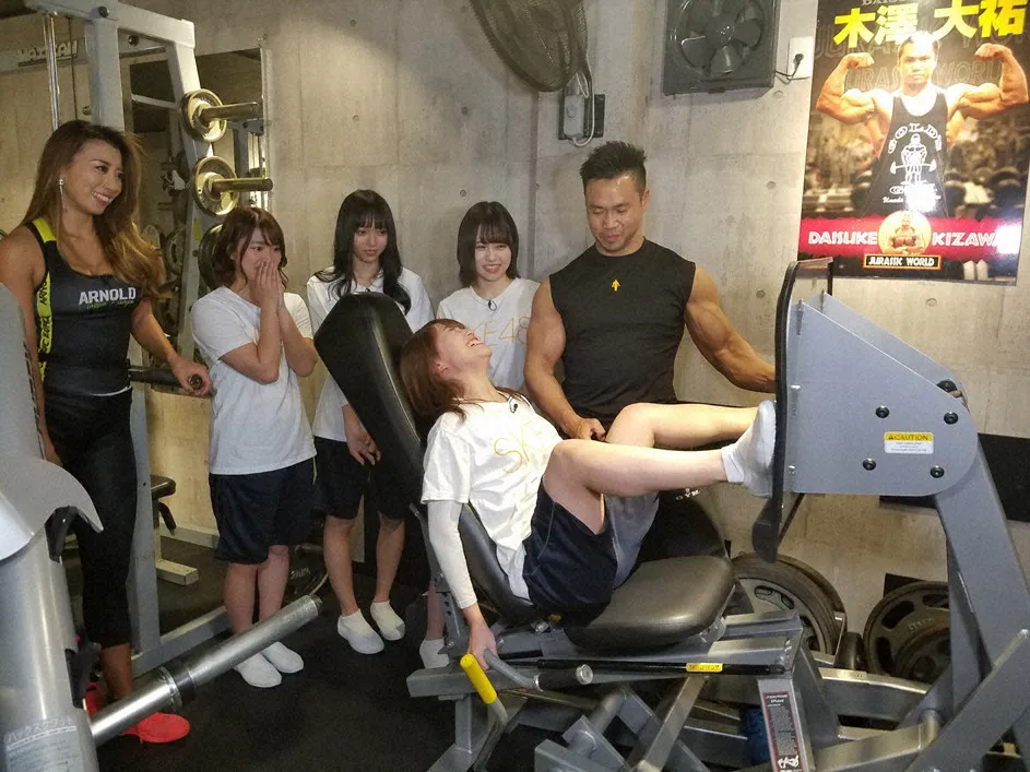 SKE48メンバーが“美ボディー”を目指してトレーニングに挑戦