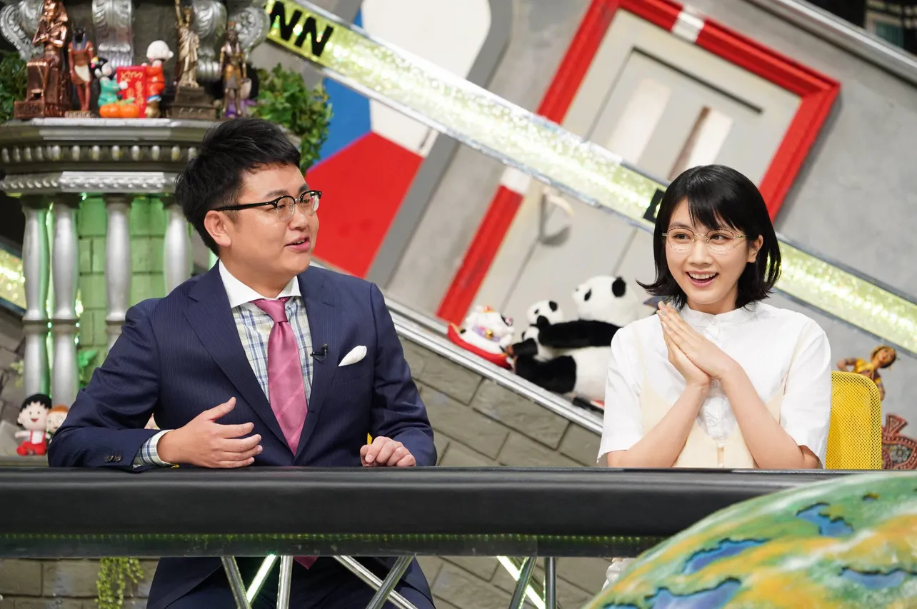 2月15日(金)の「全力！脱力タイムズ」に登場する銀シャリ・橋本直(左)と松本穂香