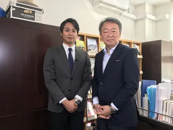 ABCテレビの横山太一アナが憧れの池上彰と対談!「1時間が一瞬に感じるほどでした」