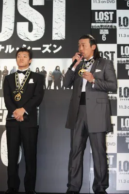 【写真】武蔵は受賞メダルについて「“LOST”しないように持ち帰りたい」と笑いを誘った