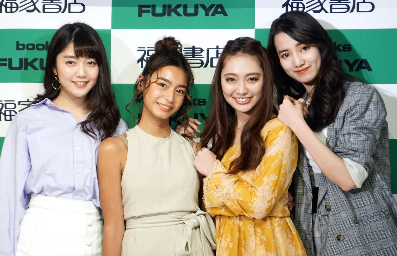イベントに登場した松川菜々花、遠山茜子、みうらうみ、黒木麗奈(写真左から)