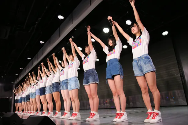 NGT48劇場でのNGT48研究生「『PARTYが始まるよ』～研究生の息吹を感じて！～」公演の様子(2)