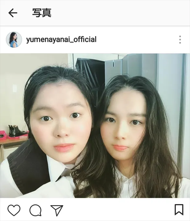 ※画像は箭内夢菜公式Instagram（yumenayanai_official）のスクリーンショットです