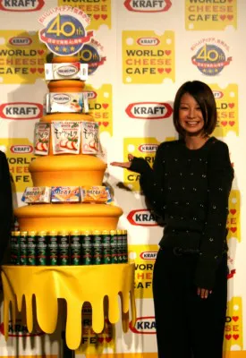「クラフト・ワールドチーズカフェ」オープニングイベントに登場した田中美保