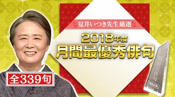 「プレバト!!」夏井いつき『めちゃくちゃホメたい!』と絶賛!2018年度最優秀俳句を発表