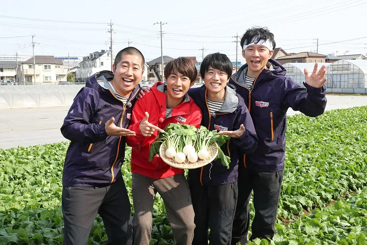 4月7日(日)放送の「相葉マナブ」に風間俊介(右から2番目)がゲスト出演！
